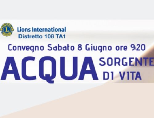 Acqua, sorgente di vita – convegno organizzato a Verona da Lions International